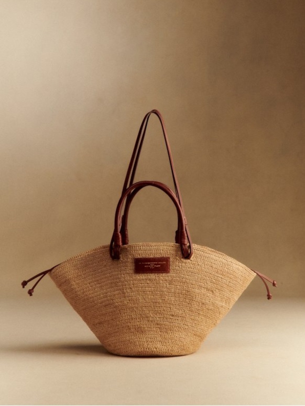 Sézane NWT Justine basket bag - Raffia - Picture 2 of 11